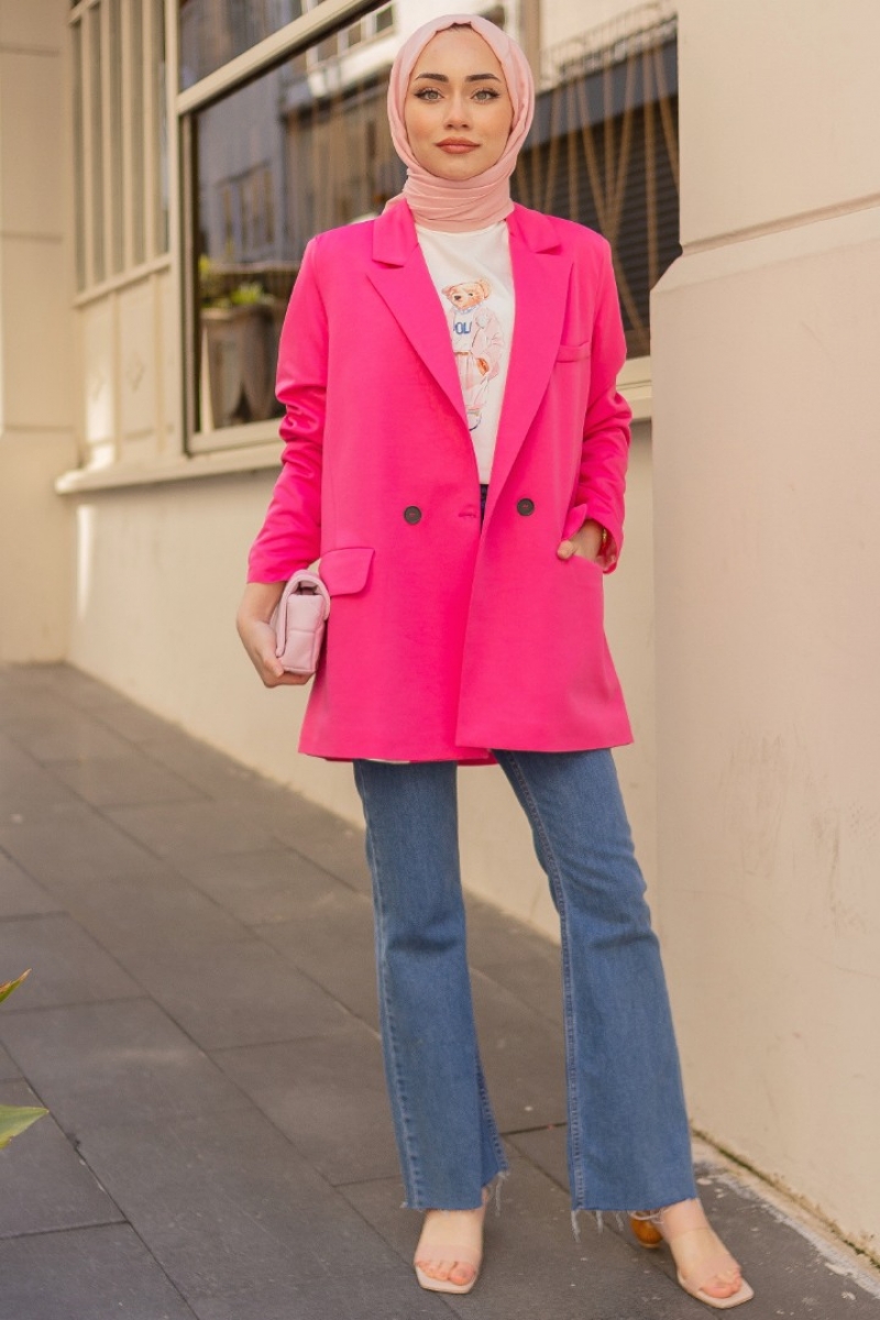 Marima Pembe Ceket