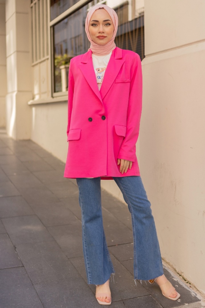 Marima Pembe Ceket