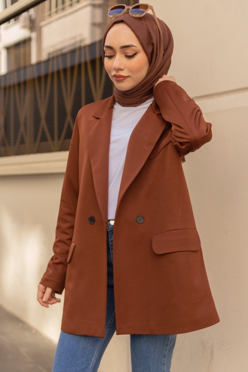 Marima Kahverengi Ceket