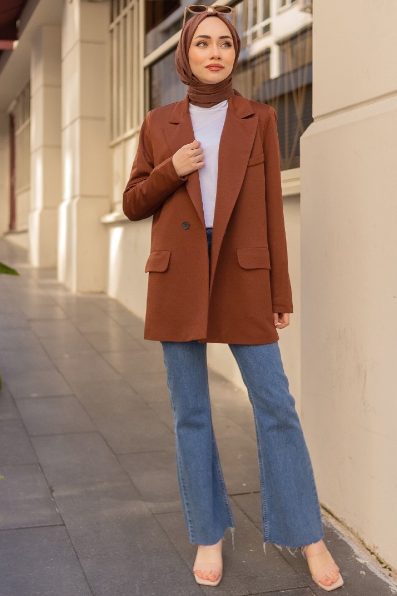 Marima Kahverengi Ceket