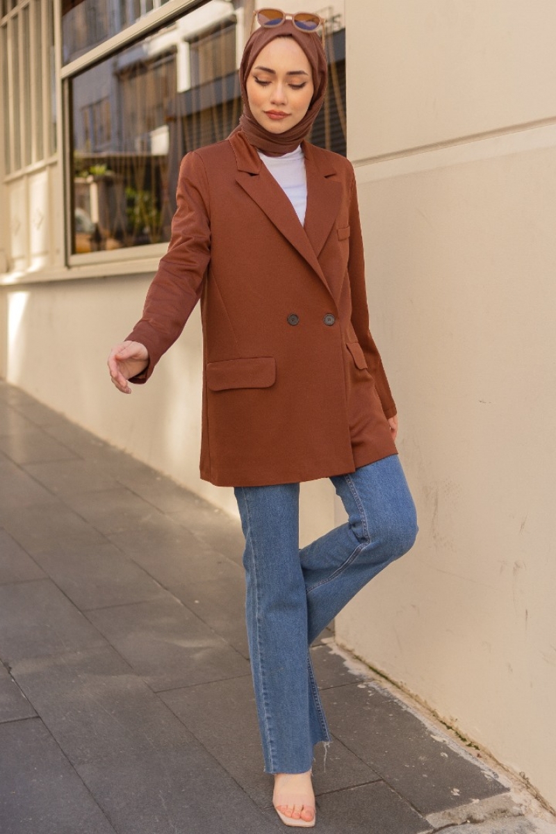 Marima Kahverengi Ceket