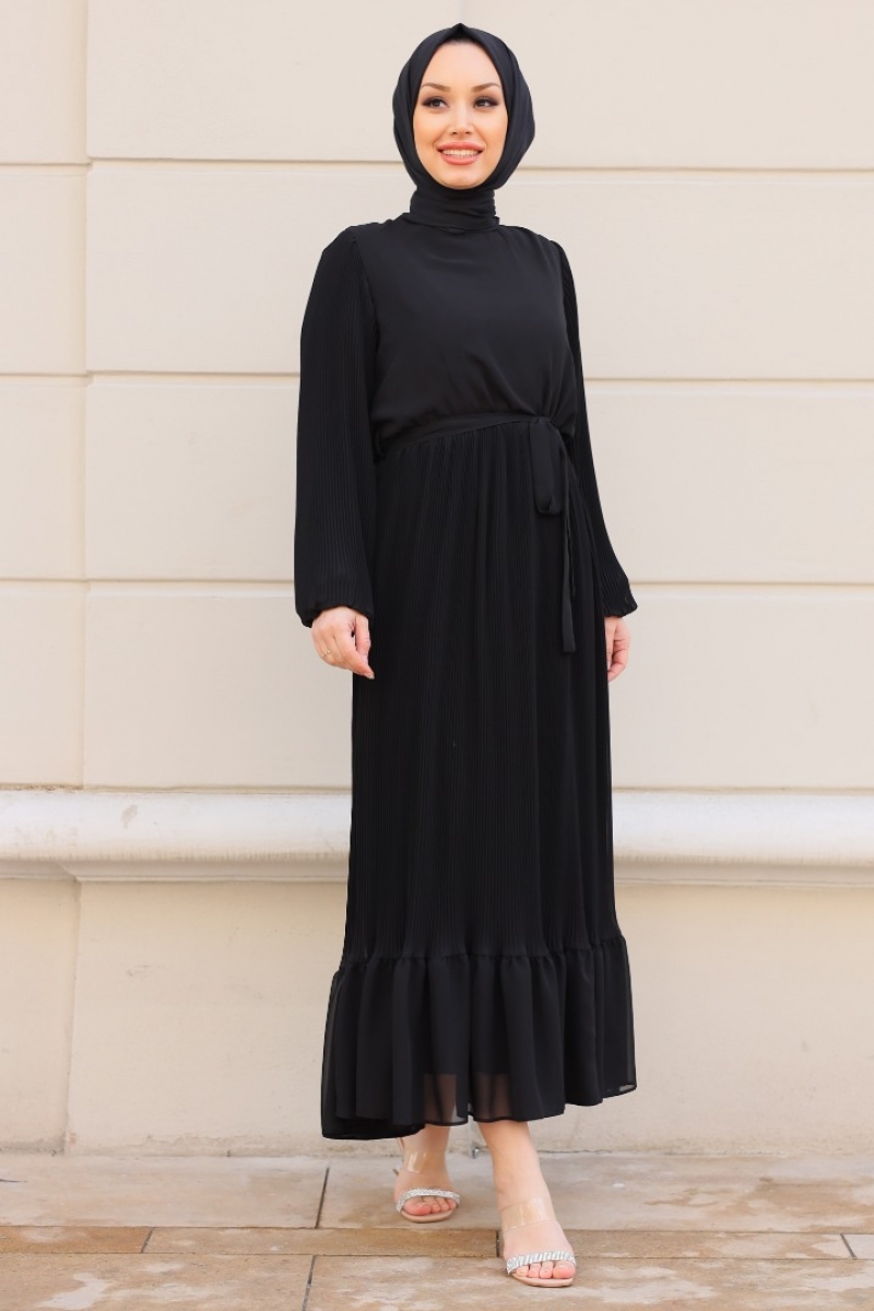 Mariola Siyah Elbise