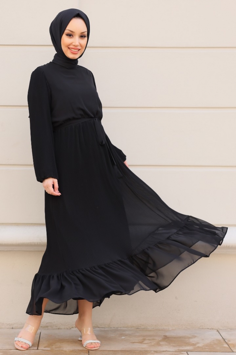 Mariola Siyah Elbise