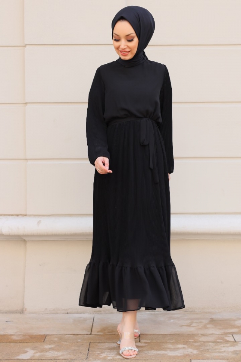 Mariola Siyah Elbise