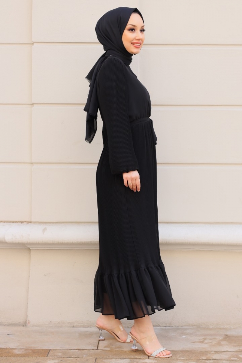 Mariola Siyah Elbise