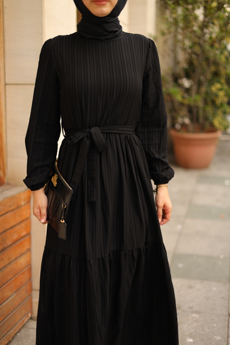 Marsha Siyah Elbise