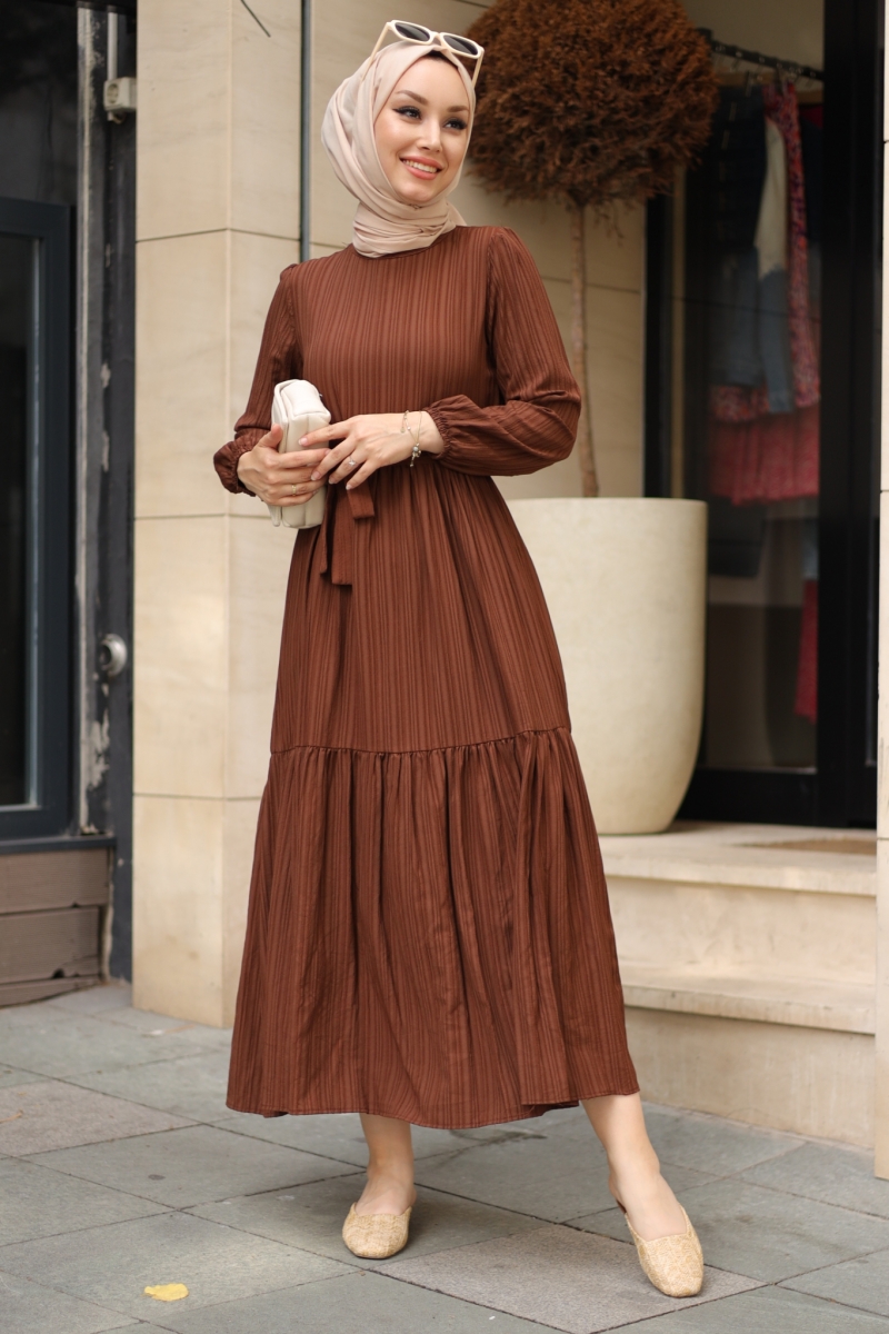 Marsha Kahverengi Elbise