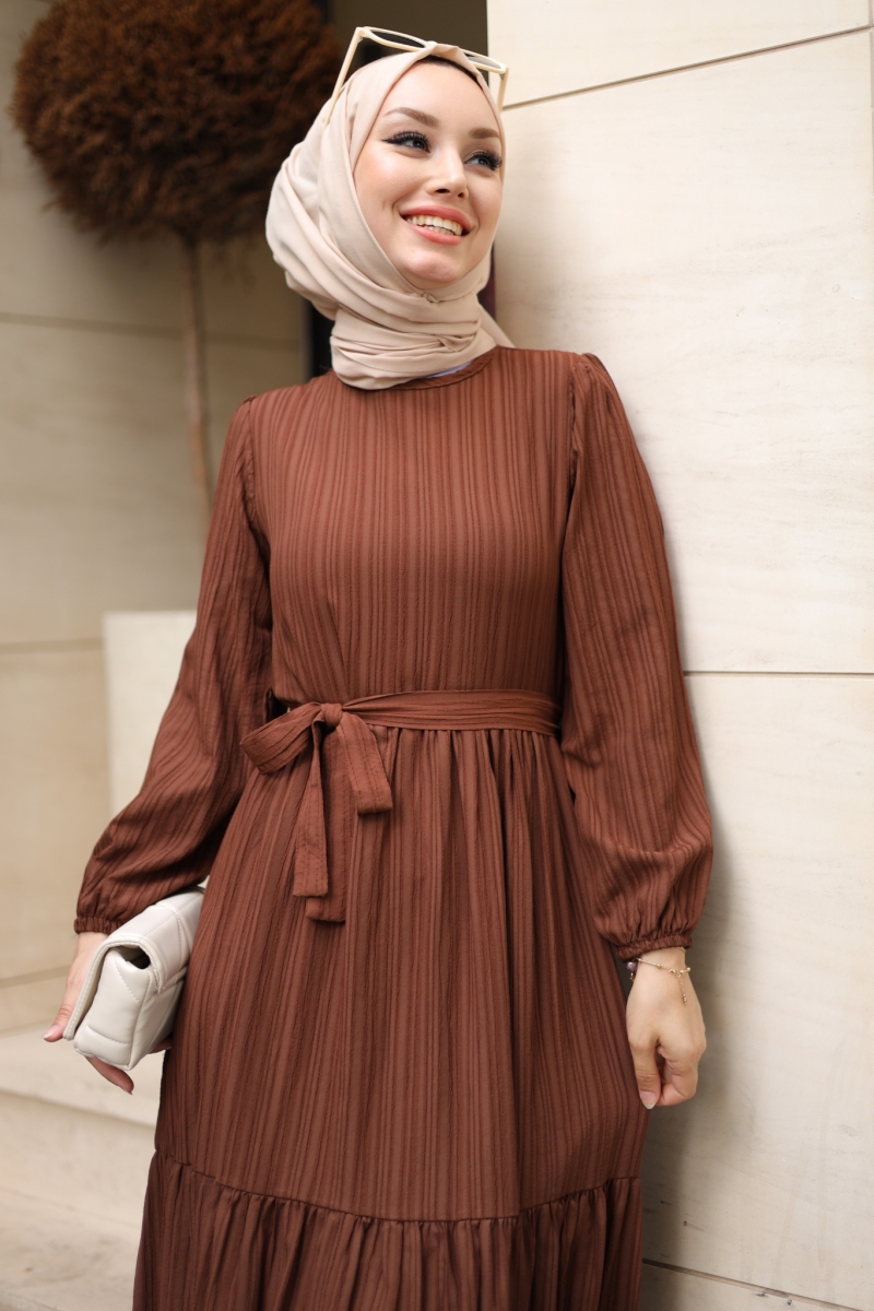 Marsha Kahverengi Elbise