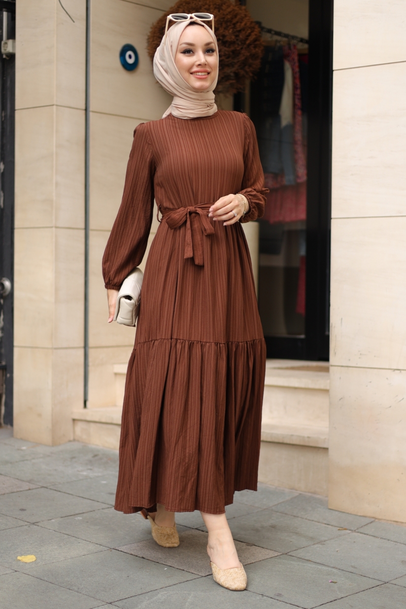 Marsha Kahverengi Elbise