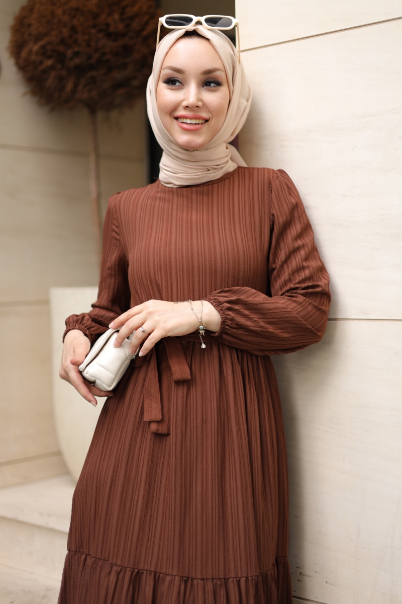 Marsha Kahverengi Elbise
