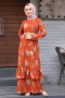 Marta Turuncu Elbise