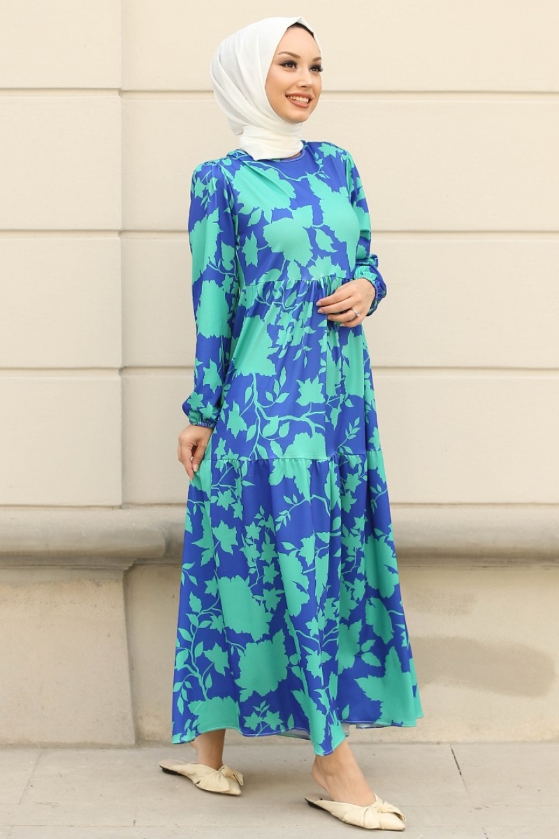 Maura Saks Mavisi Elbise