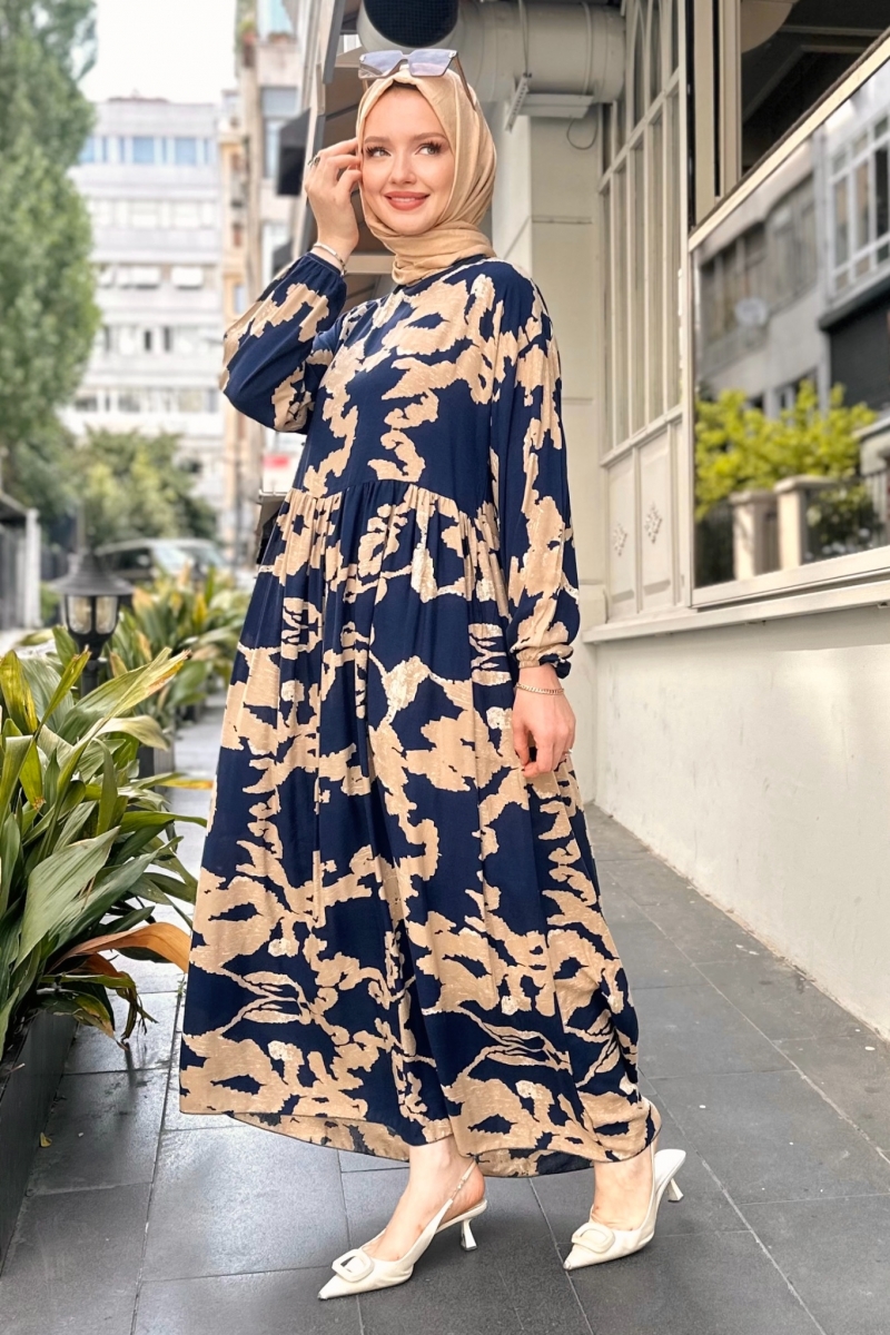 Mayi Saks Mavisi Elbise