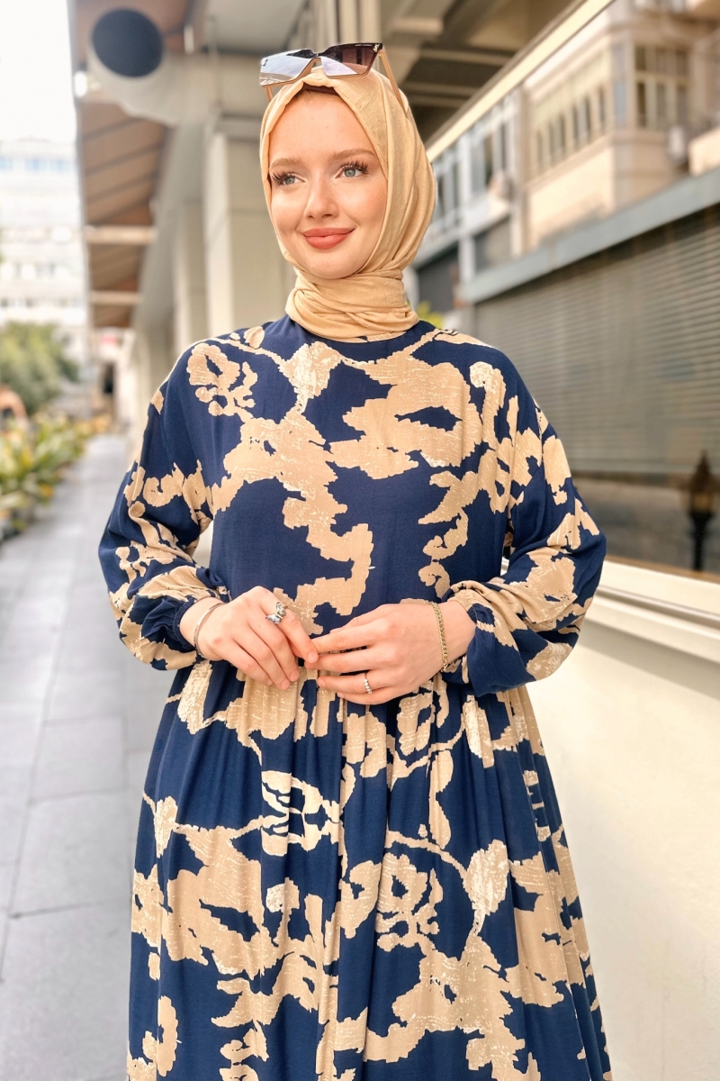 Mayi Saks Mavisi Elbise