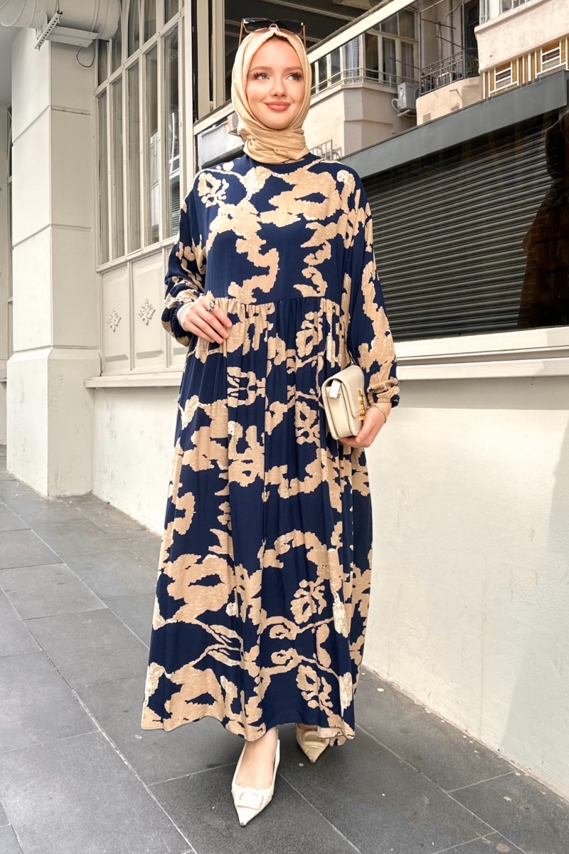 Mayi Saks Mavisi Elbise