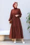 Mayla Kahverengi Elbise