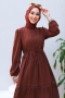 Mayla Kahverengi Elbise
