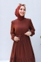 Mayla Kahverengi Elbise