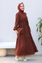 Mayla Kahverengi Elbise