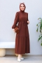 Mayla Kahverengi Elbise
