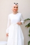Mayla Krem Elbise