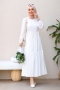 Mayla Krem Elbise