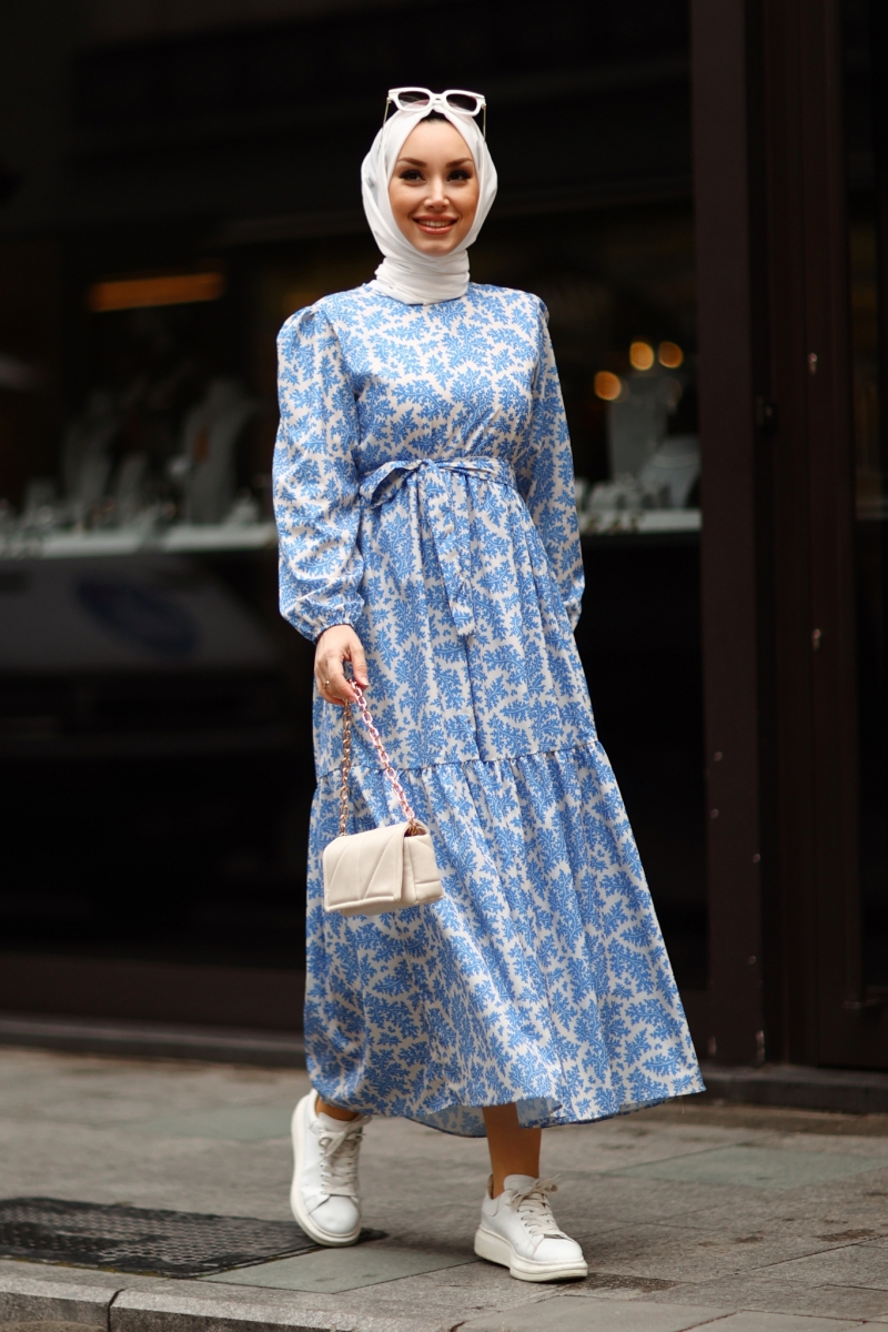 Medusa Mavi Elbise