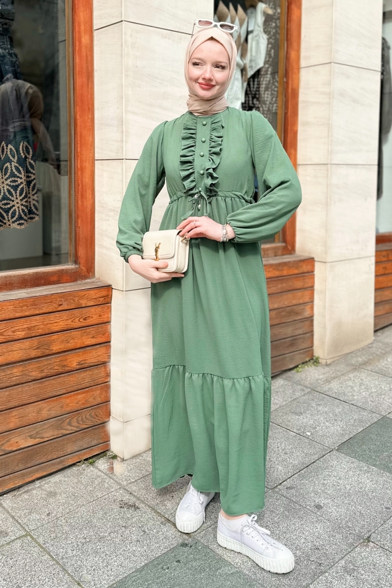 Mehir Yeşil Elbise
