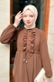 Mehir Kahverengi Elbise