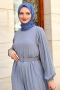 Melan Mavi Elbise