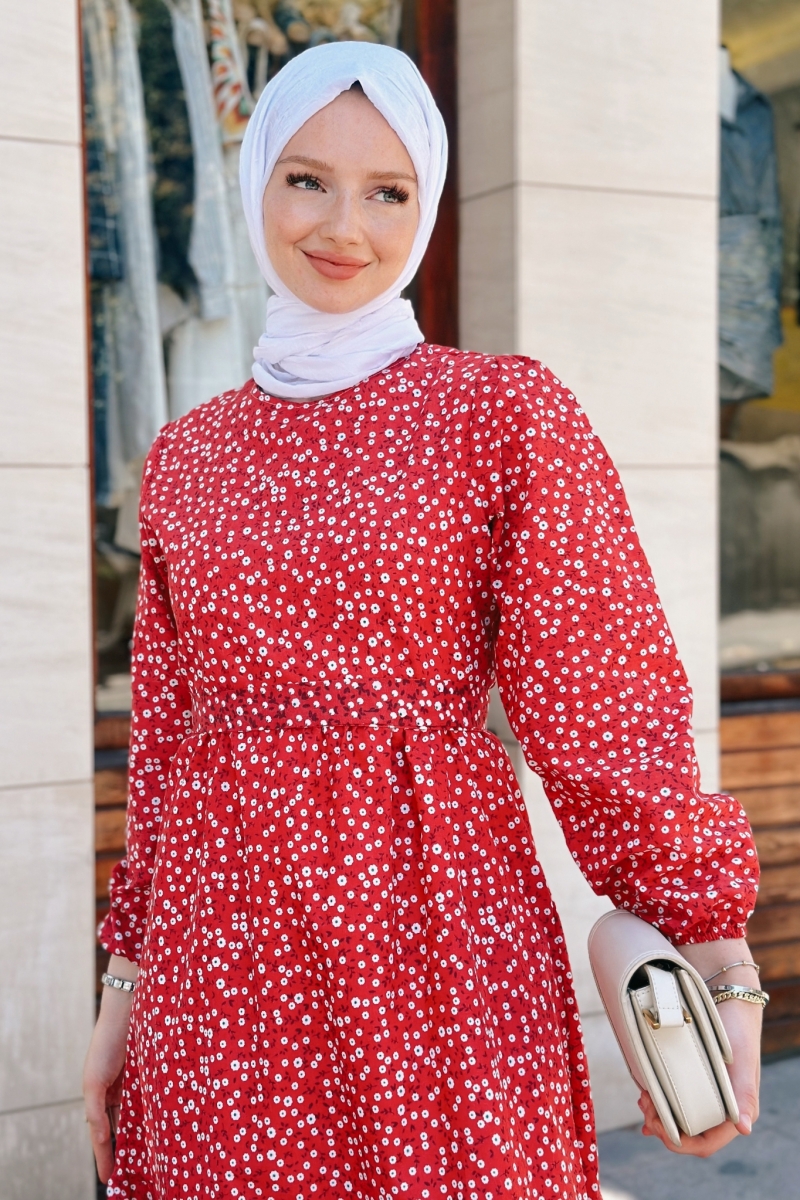 Melona Kırmızı Elbise