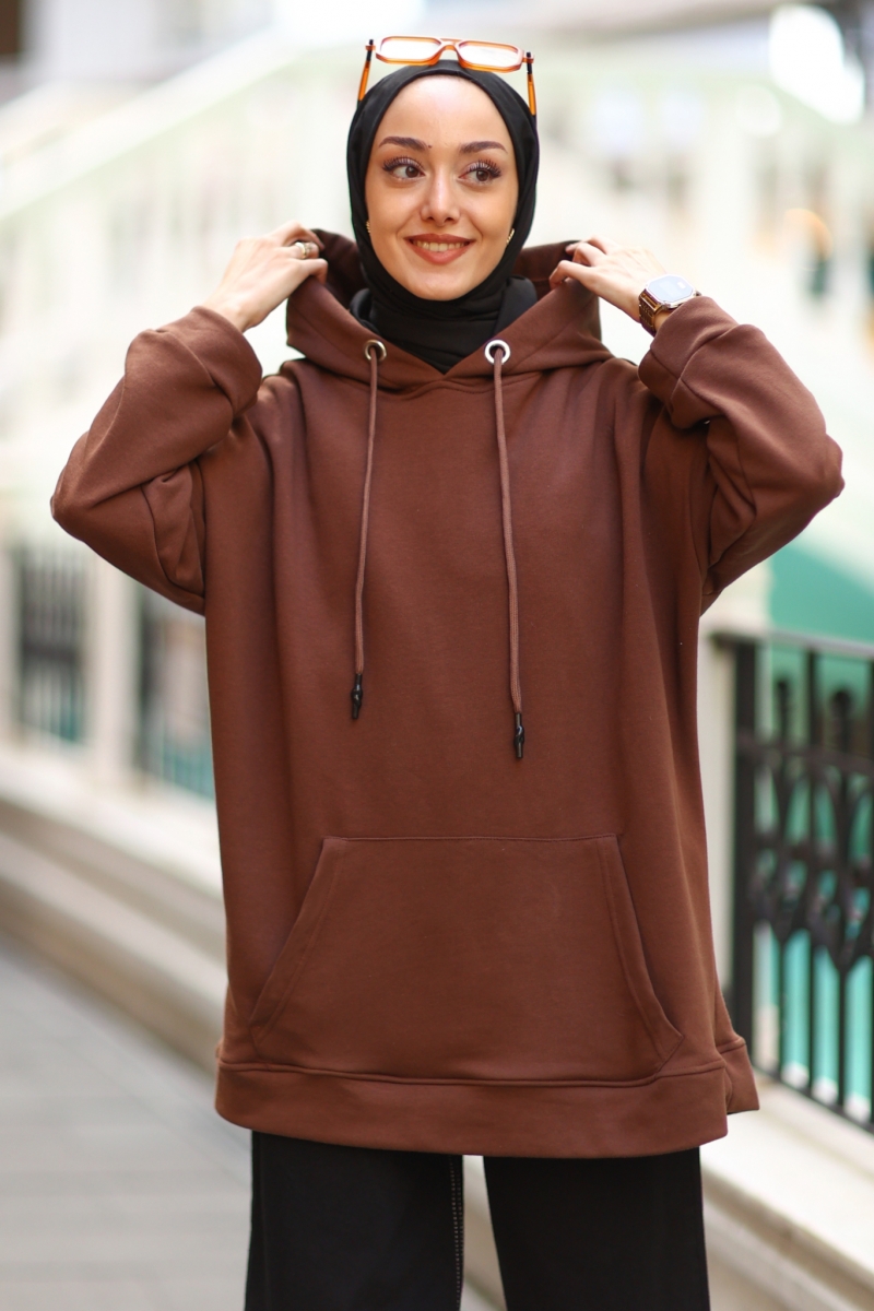 Melone Kahverengi Sweat