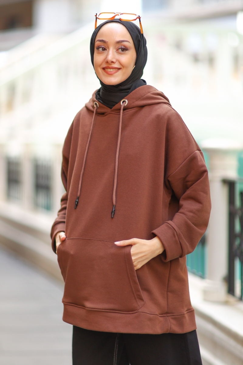 Melone Kahverengi Sweat