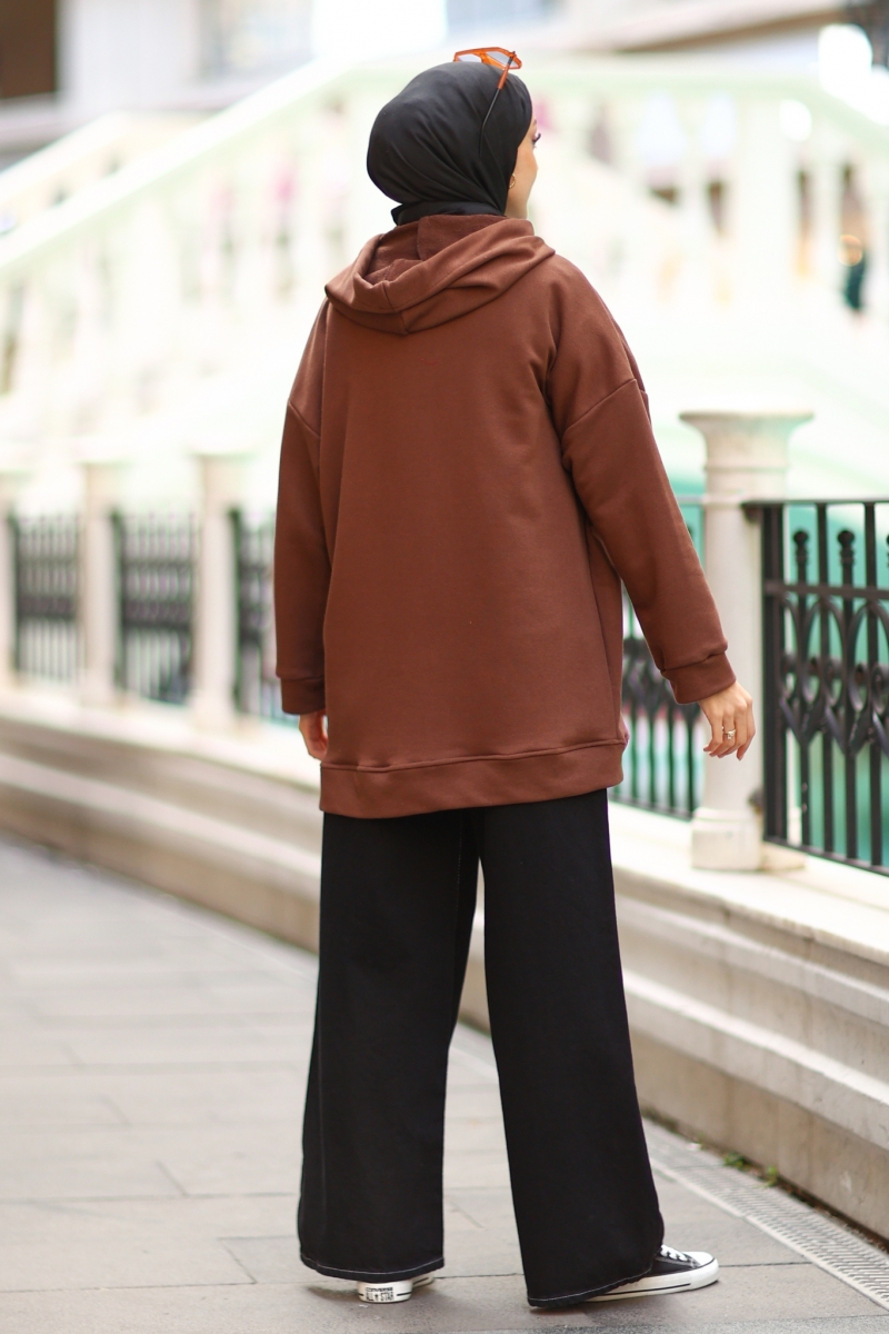 Melone Kahverengi Sweat