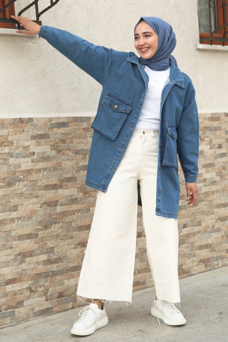 Merda Beyaz Pantolon