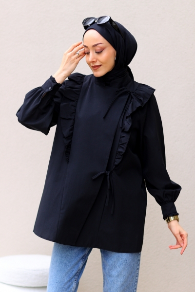 Merta Siyah Tunik