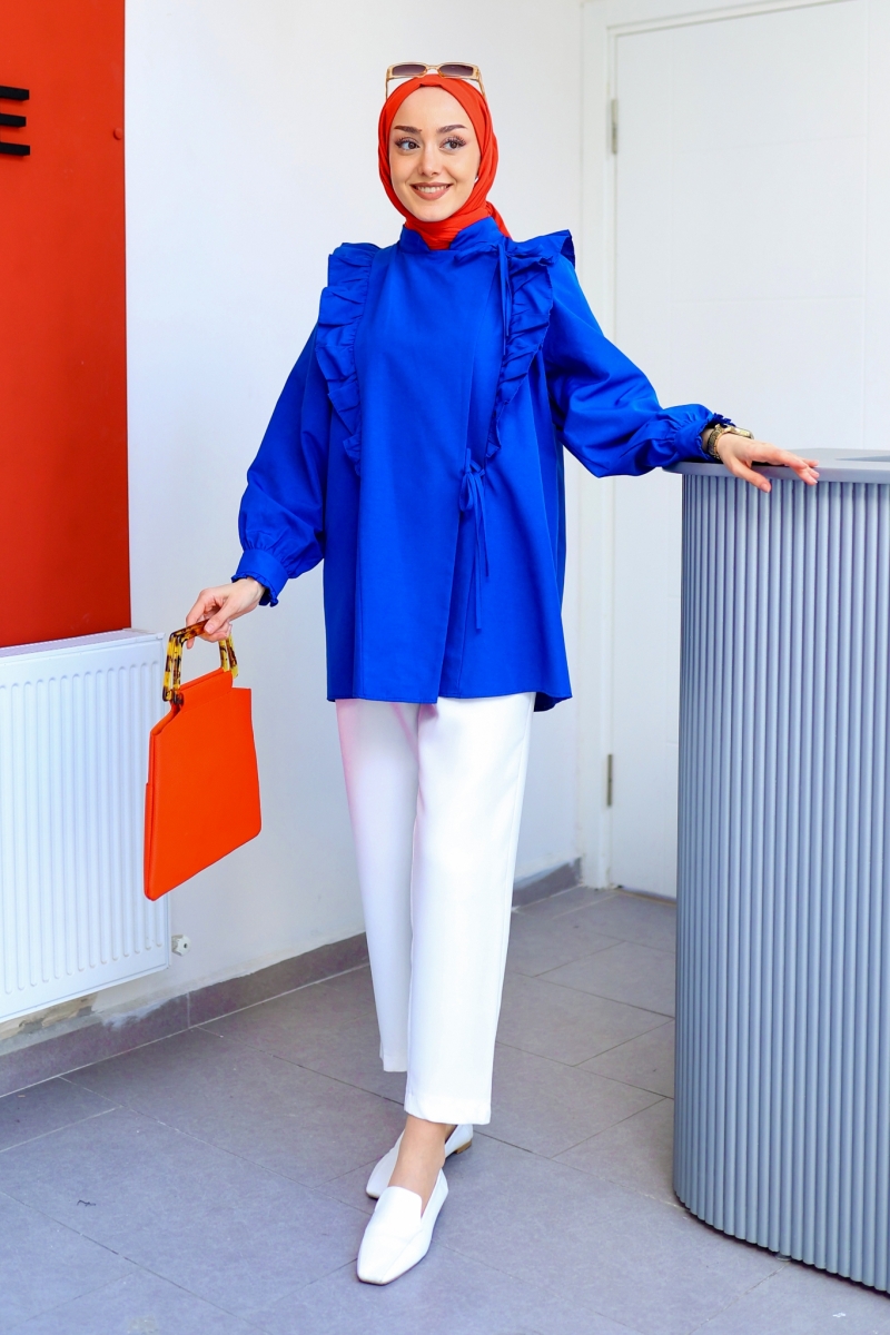 Merta Saks Mavisi Tunik