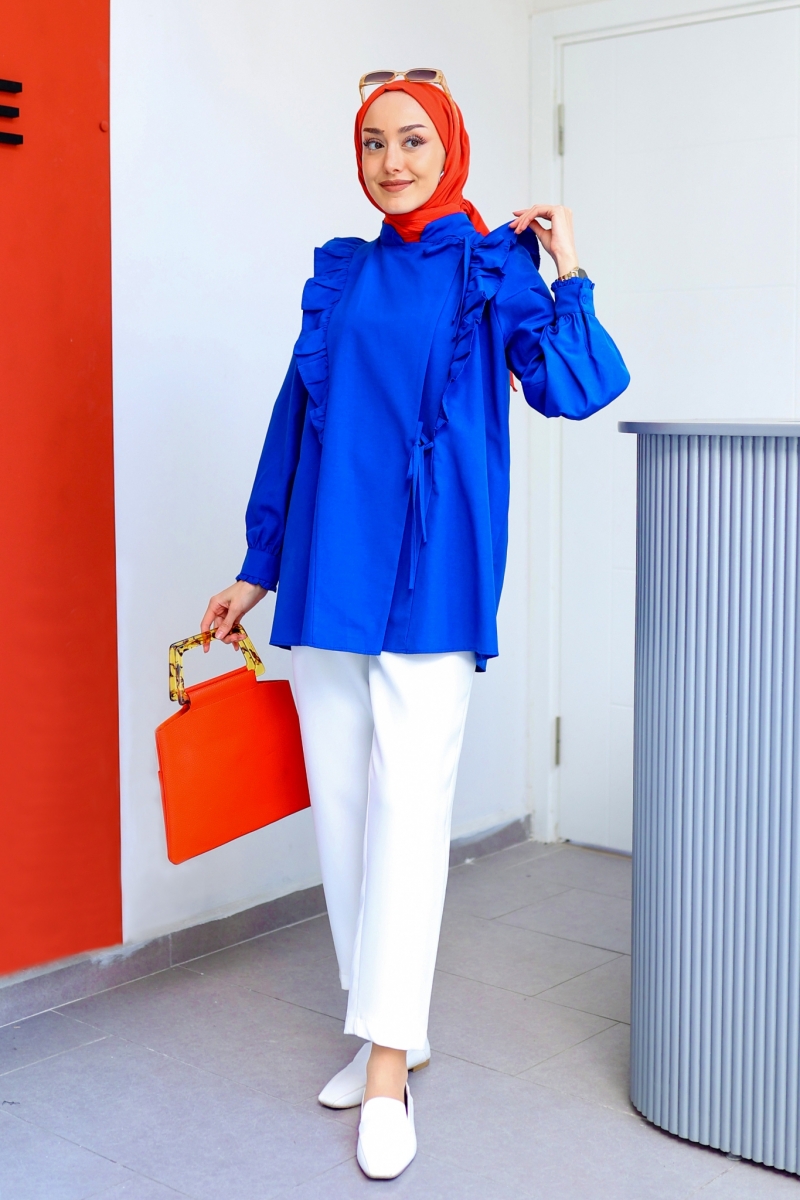 Merta Saks Mavisi Tunik