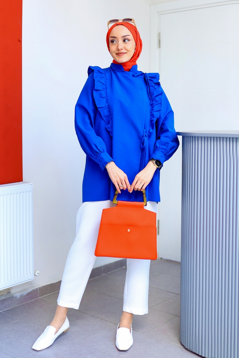 Merta Saks Mavisi Tunik