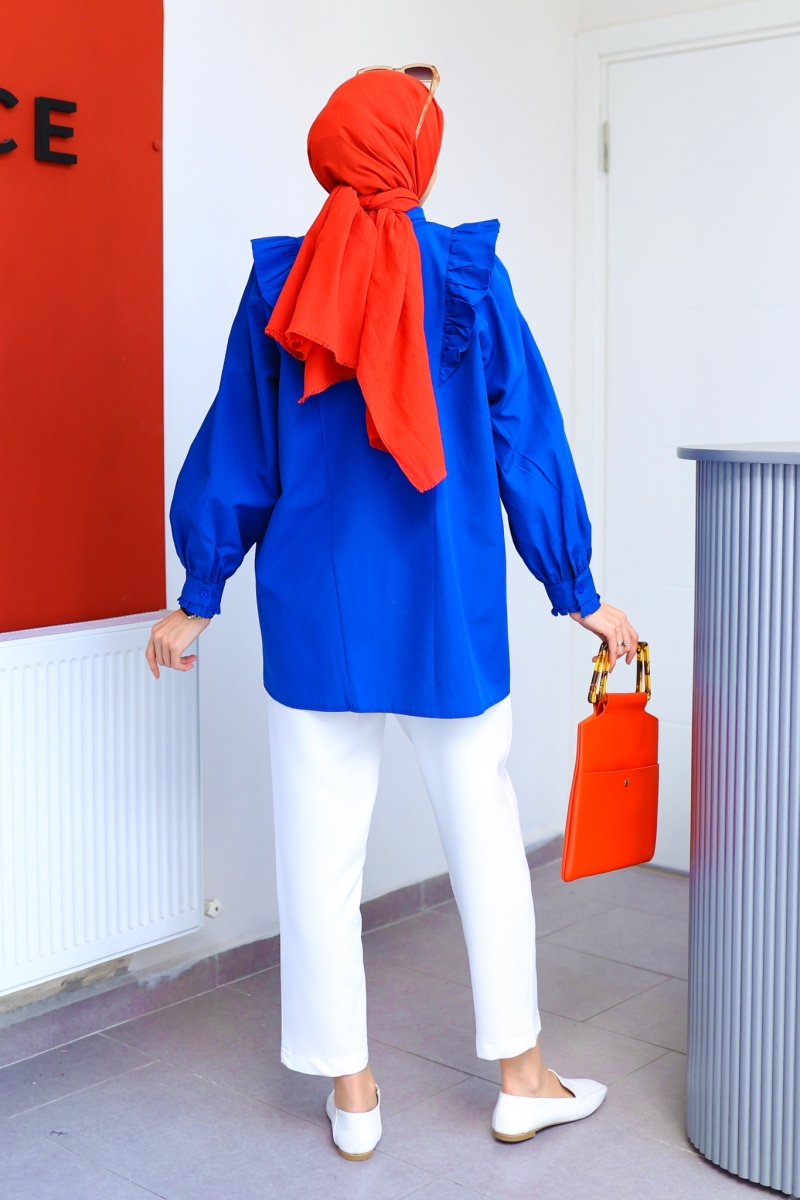 Merta Saks Mavisi Tunik