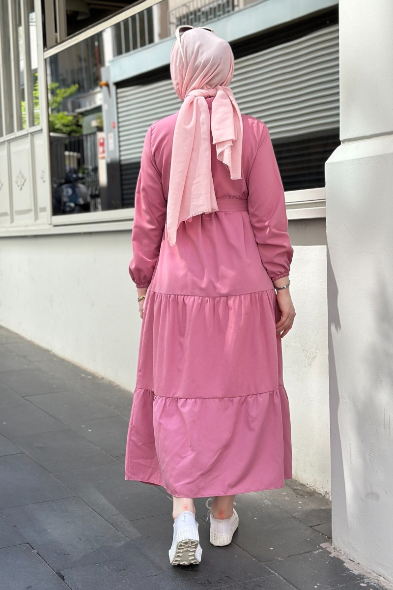 Meva Gül Kurusu Elbise