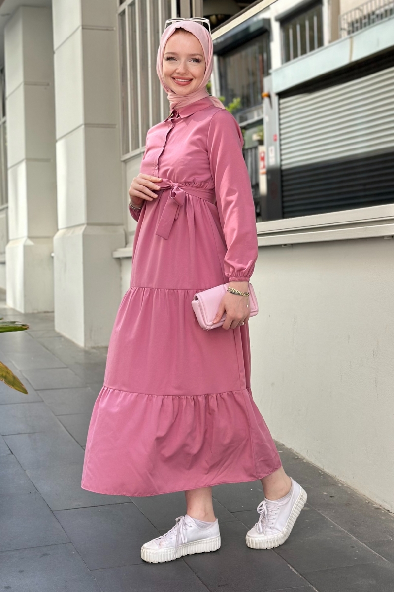 Meva Gül Kurusu Elbise