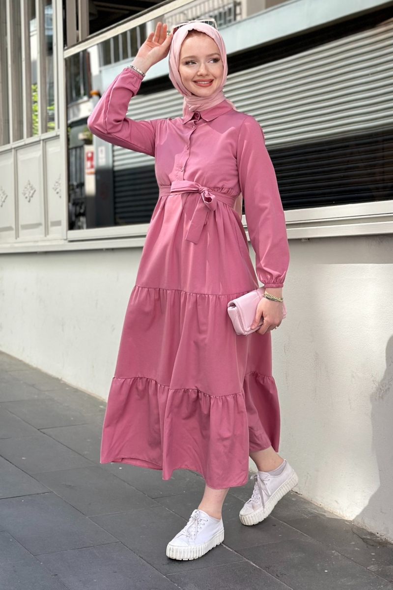 Meva Gül Kurusu Elbise