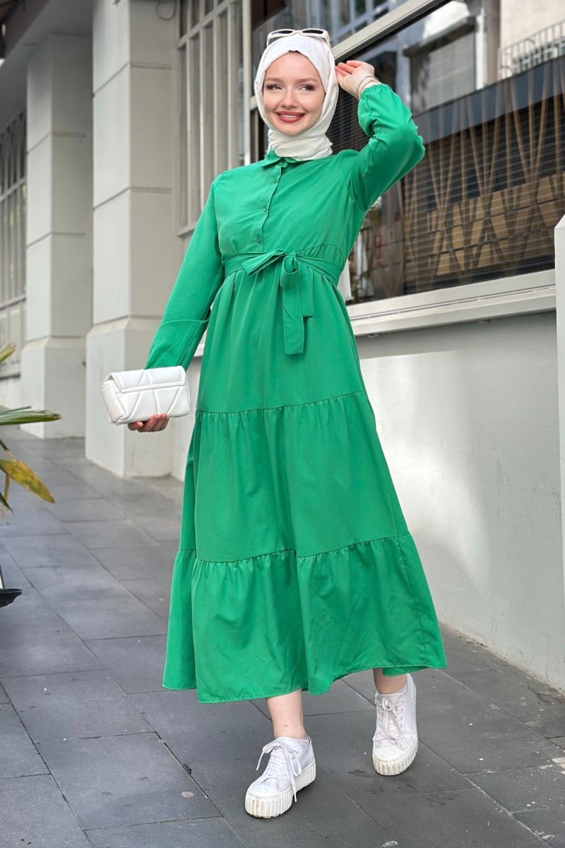 Meva Zümrüt Elbise