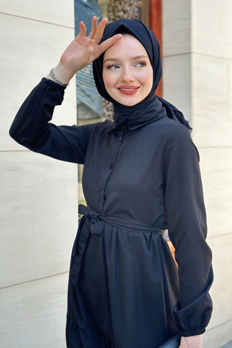 Meva Siyah Elbise