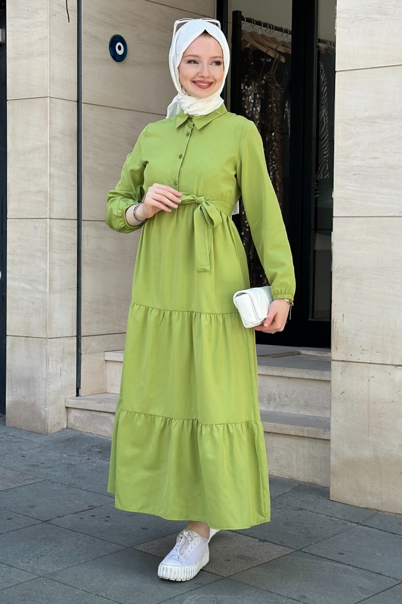 Meva Yeşil Elbise