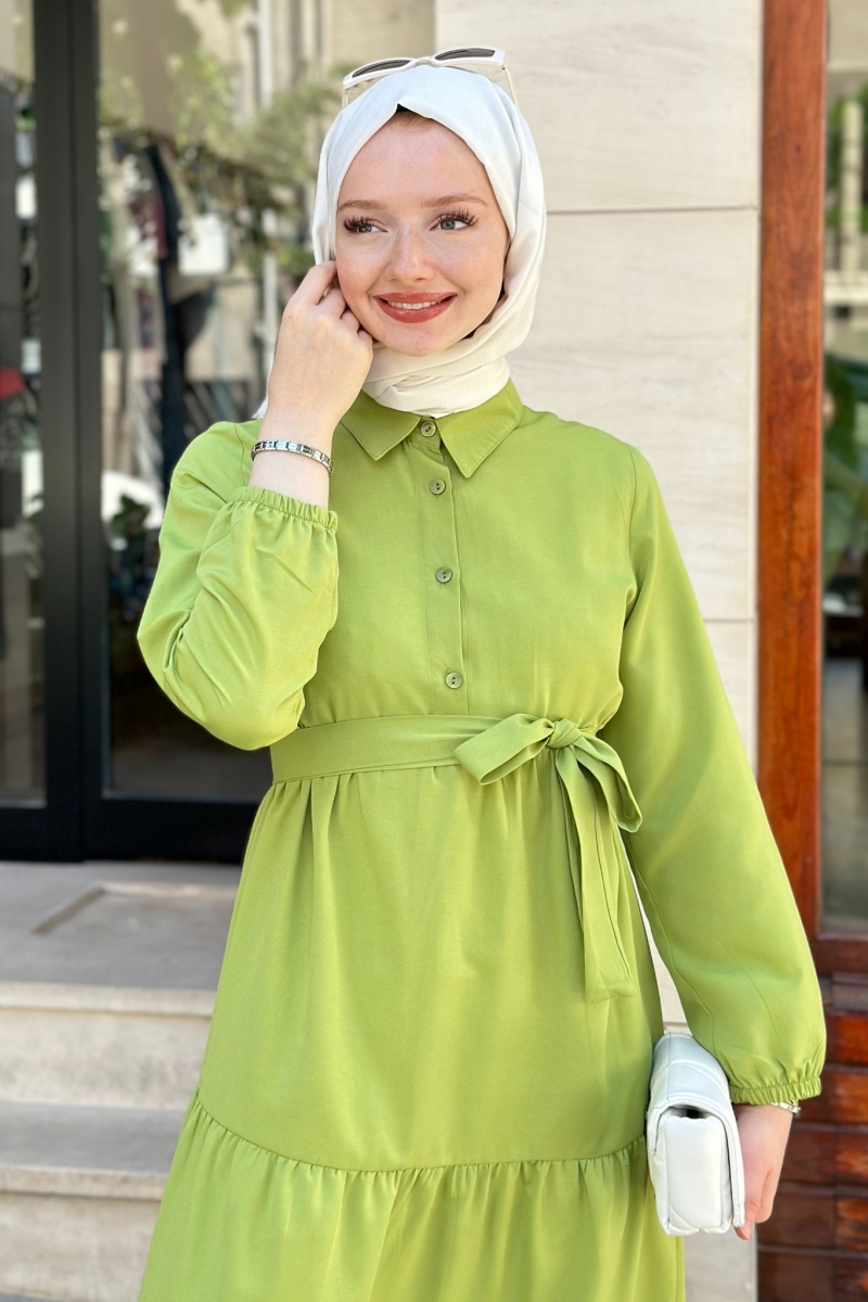 Meva Yeşil Elbise