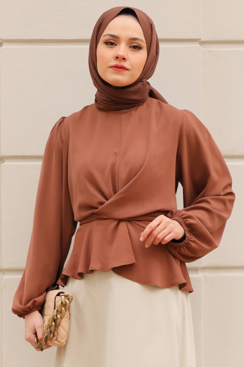 Meysa Kahverengi Gömlek