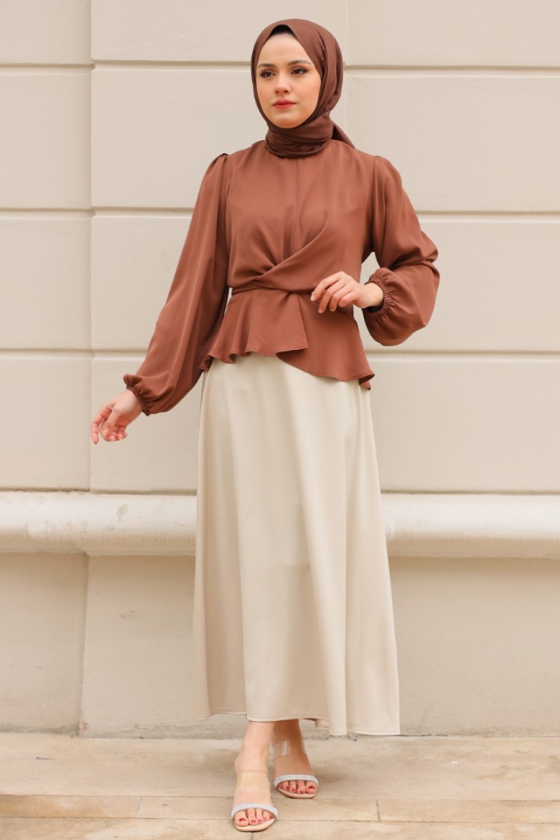 Meysa Kahverengi Gömlek