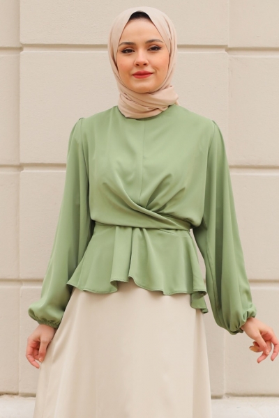 Meysa Mint Yeşili Gömlek